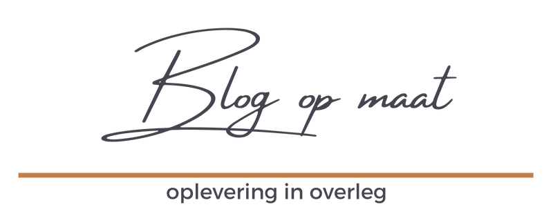 blog schrijven op maat