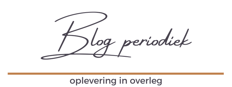 blog schrijven periodiek